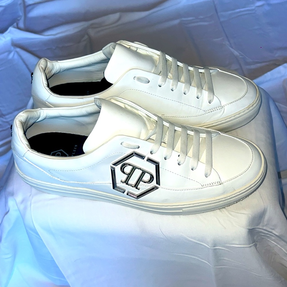 Phillipp Plein White Sneakers Size 44 IT